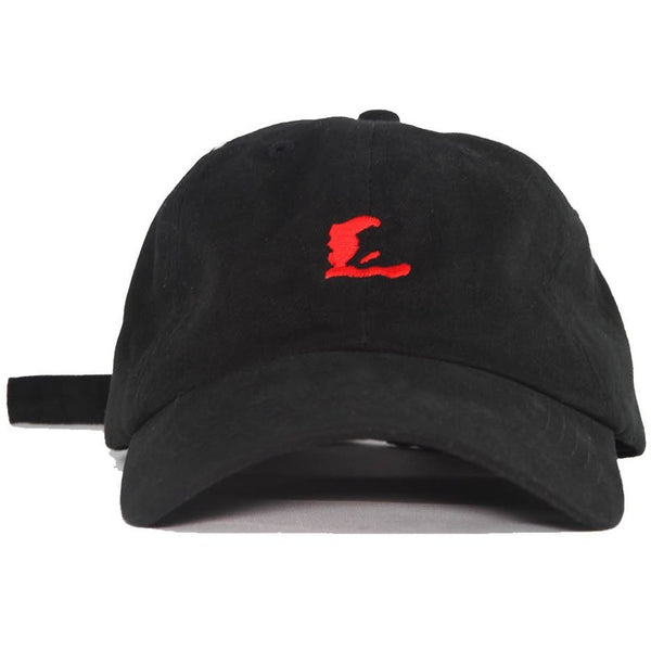Red Zoe Signature "E" Dad Hat