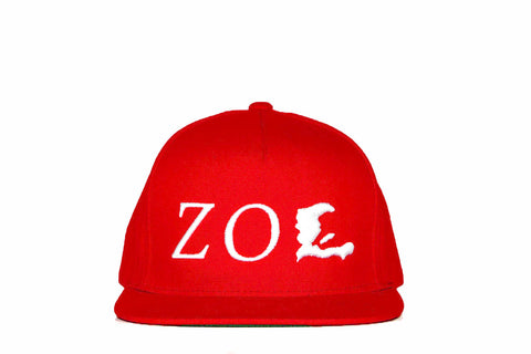 Red Zoe Snapback
